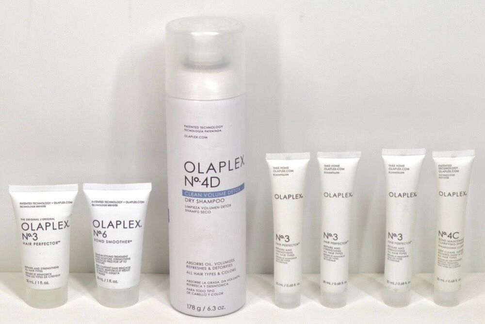 OLAPLEX 7 Piece Hair Care Lot No 3 No 6 No 4D Dry Shampoo Travel Size Set